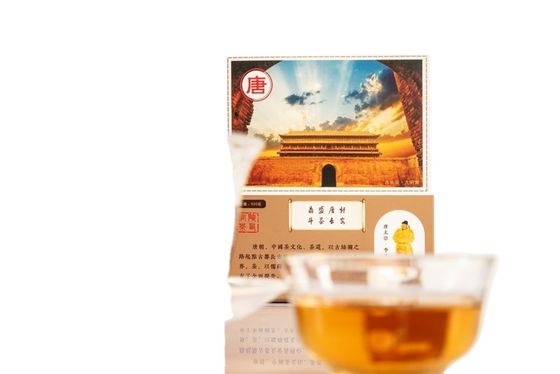 Shaanxi Tea Official Silk Road Tour &quot;Tea dell'imperatore&quot; Serie Tè scuro per la perdita di peso riduzione dei grassi Digestione e salute dello stomaco