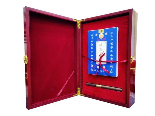 Set regalo ufficiale di tè tradizionale cinese Shaanxi Pressa a mano per la perdita di peso Tè per fegato e reni Età 5-10 anni