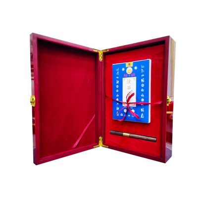 Granelli di tè scuro compressi a forma quadrata con disegno compresso provenienti da Shaanxi