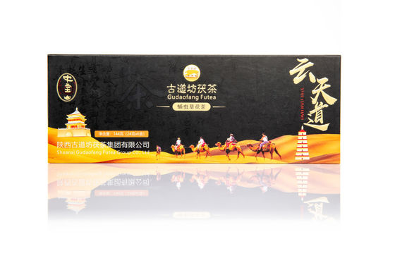 Shaanxi Fu Zhuan Tea Dark Aging Aroma Strong Compresso Dark Tea Brick 5-10 anni Instruzioni per la preparazione di birra da bere