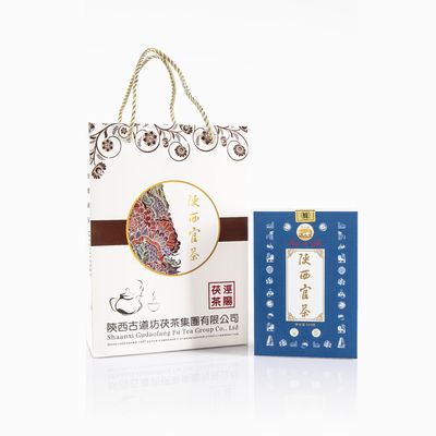 Stile Tè scuro Tè ufficiale Shaanxi Fiore d'oro Tè nero Tè personalizzato Istruzioni per la preparazione del tè da bere