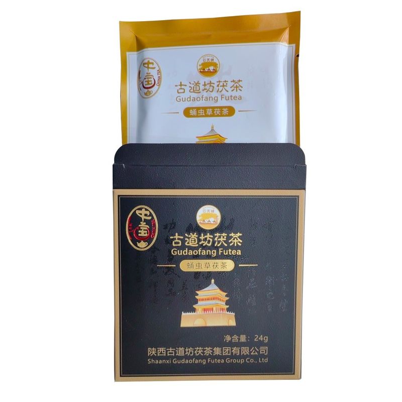 Granelli di tè scuro naturale di Xi'an compressi con foglie di tè e prestazioni di Fu mellow