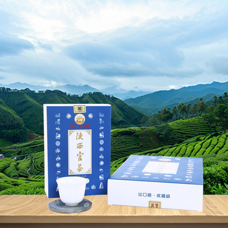 Fuzhuan Gloden Flower Dark Tea Tè di 10 anni con un tipo di lavorazione competitivo e artigianale